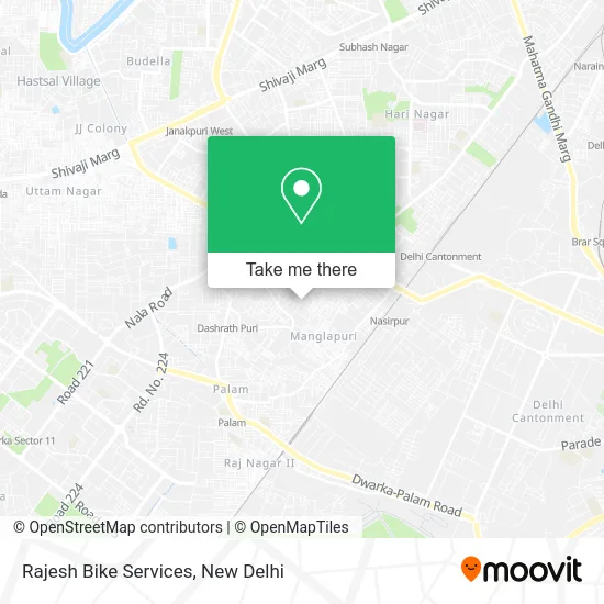Rajesh Bike Services map
