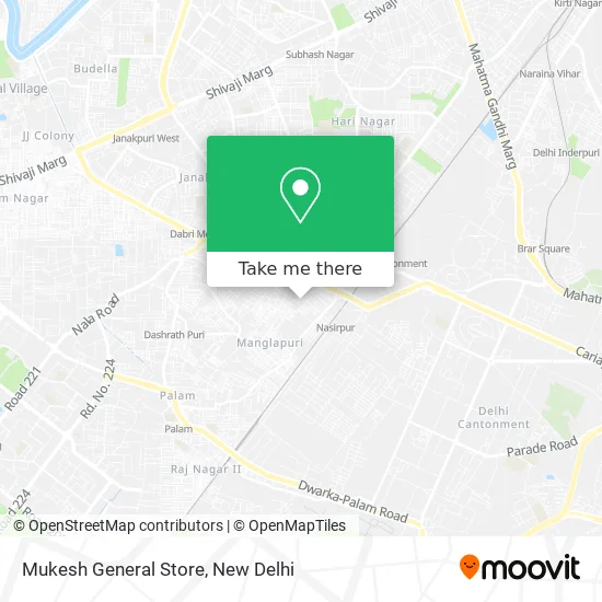 Mukesh General Store map