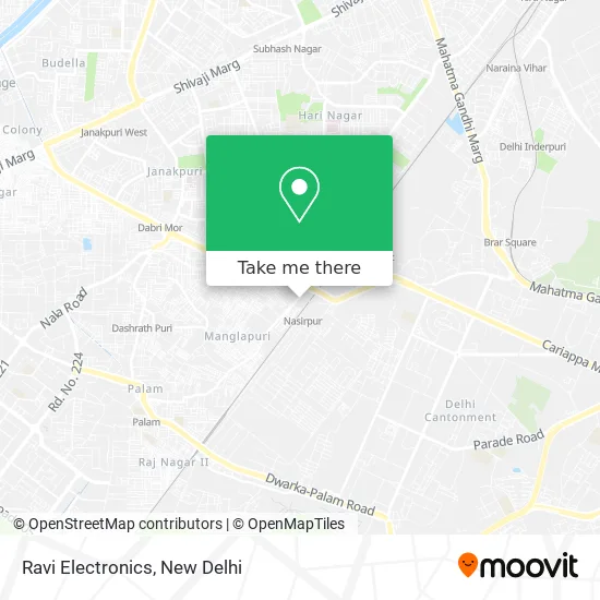 Ravi Electronics map