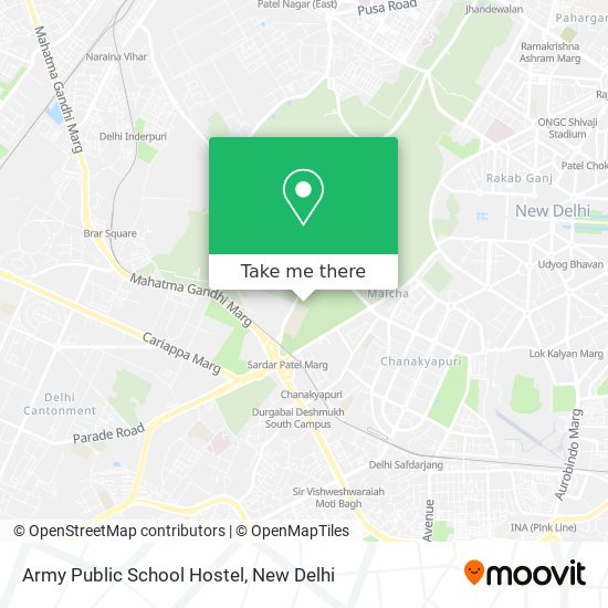 Army Public School Hostel map