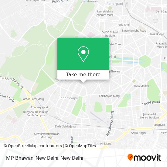MP Bhawan, New Delhi map