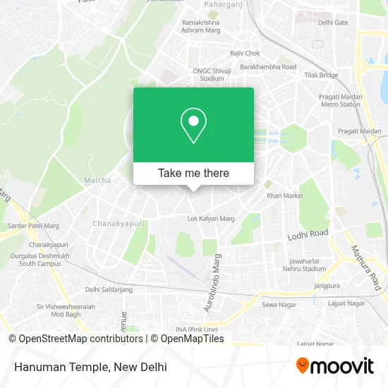 Hanuman Temple map