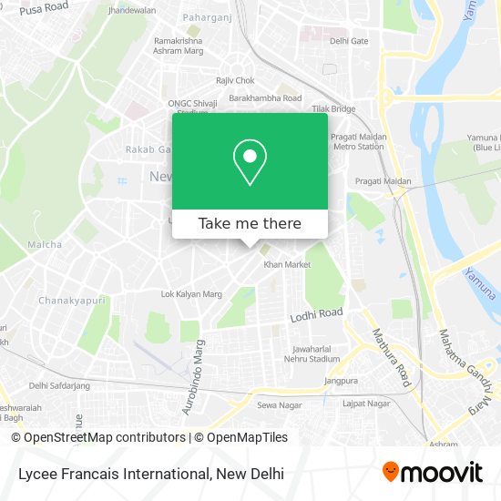 Lycee Francais International map
