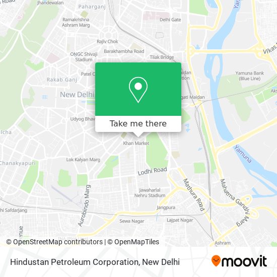 Hindustan Petroleum Corporation map