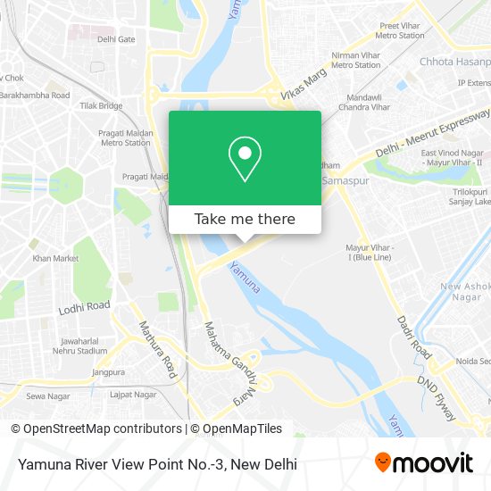 Yamuna River View Point No.-3 map