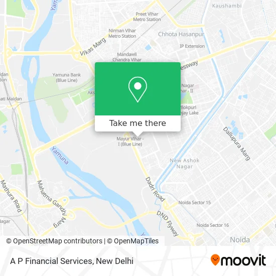 A P Financial Services map