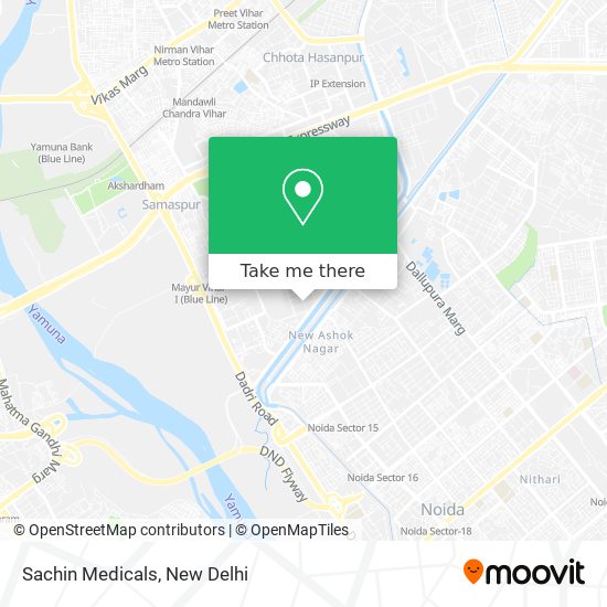 Sachin Medicals map