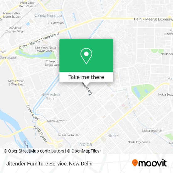 Jitender Furniture Service map