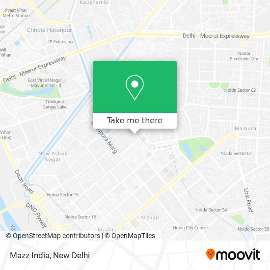 Mazz India map