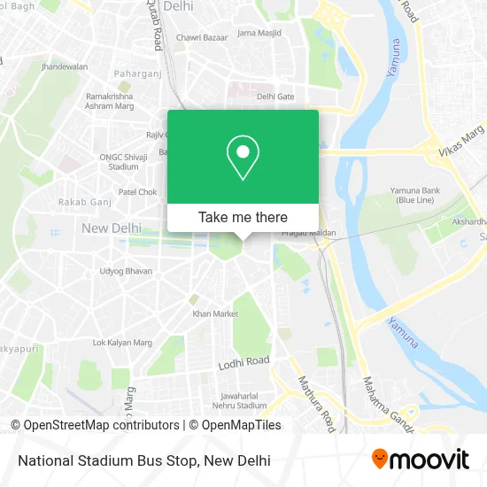 National Stadium Bus Stop map