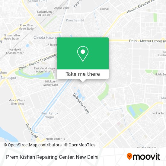 Prem Kishan Repairing Center map