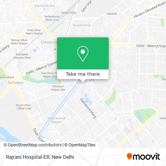 Rajrani Hospital-ER map