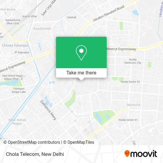 Chola Telecom map