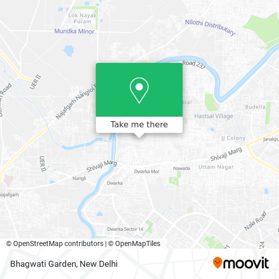 Bhagwati Garden map