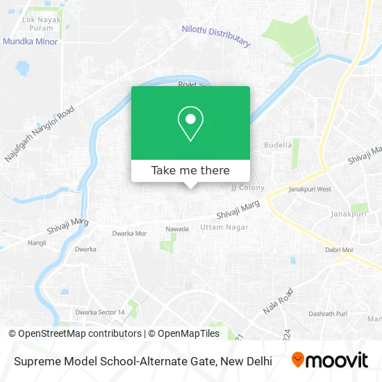 Supreme Model School-Alternate Gate map