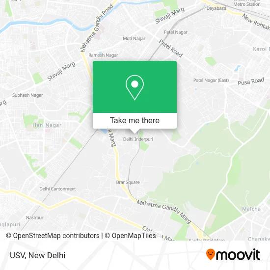 Usv map