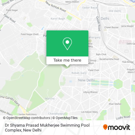 Dr Shyama Prasad Mukherjee Swimming Pool Complex map