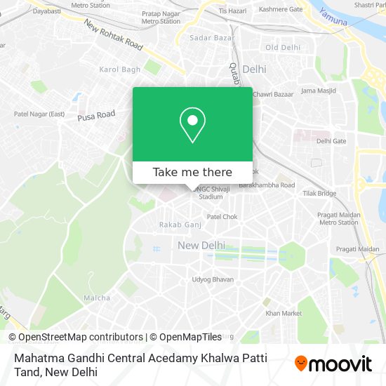 Mahatma Gandhi Central Acedamy Khalwa Patti Tand map