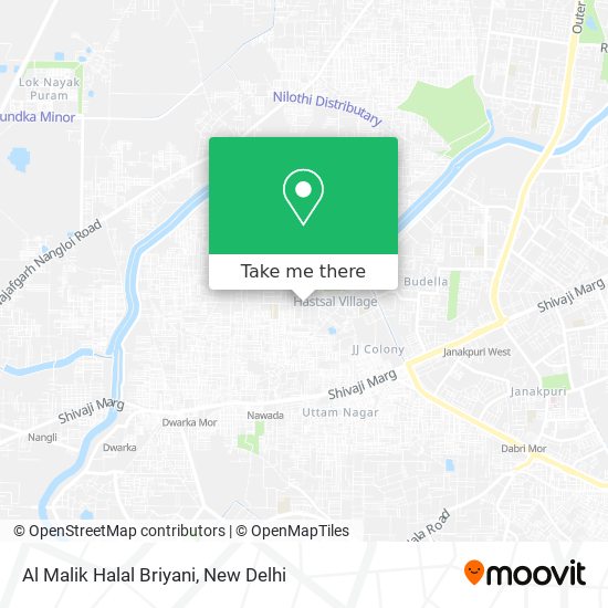 Al Malik Halal Briyani map