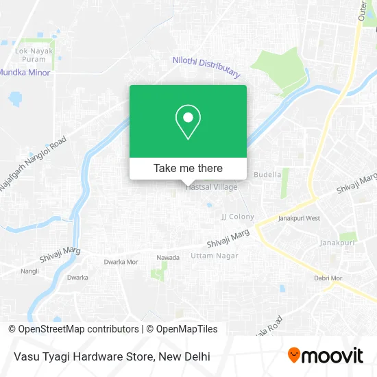Vasu Tyagi Hardware Store map