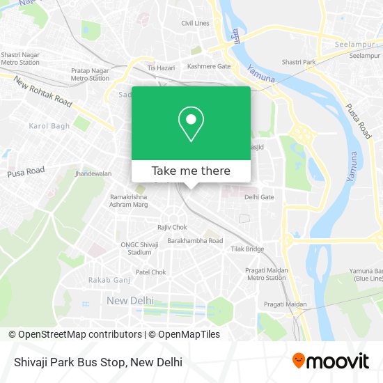 Shivaji Park Bus Stop map