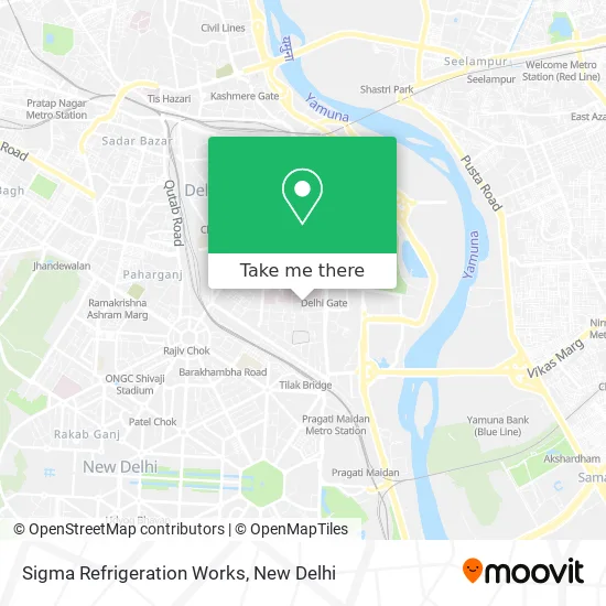 Sigma Refrigeration Works map