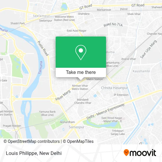Louis Philippe map