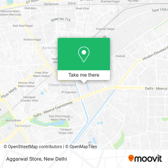 Aggarwal Store map