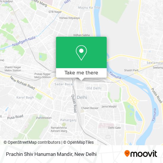 Prachin Shiv Hanuman Mandir map