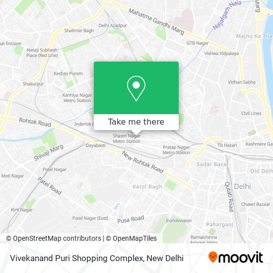 Vivekanand Puri Shopping Complex map