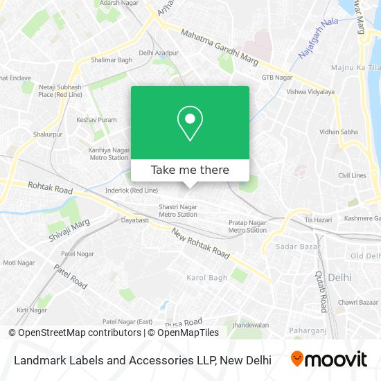 Landmark Labels and Accessories LLP map