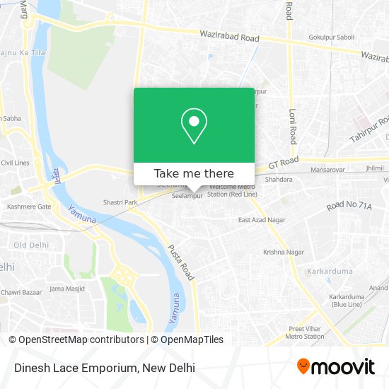 Dinesh Lace Emporium map