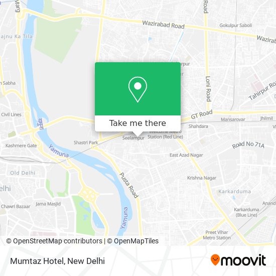 Mumtaz Hotel map