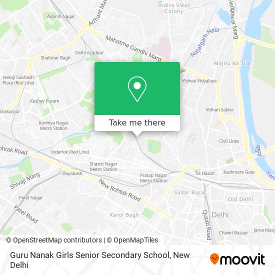 Guru Nanak Girls Senior Secondary School map
