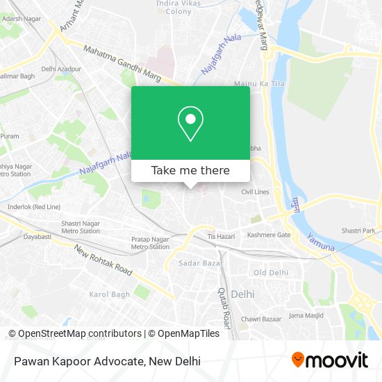 Pawan Kapoor Advocate map