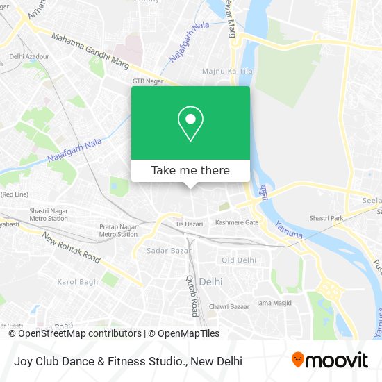 Joy Club Dance & Fitness Studio. map