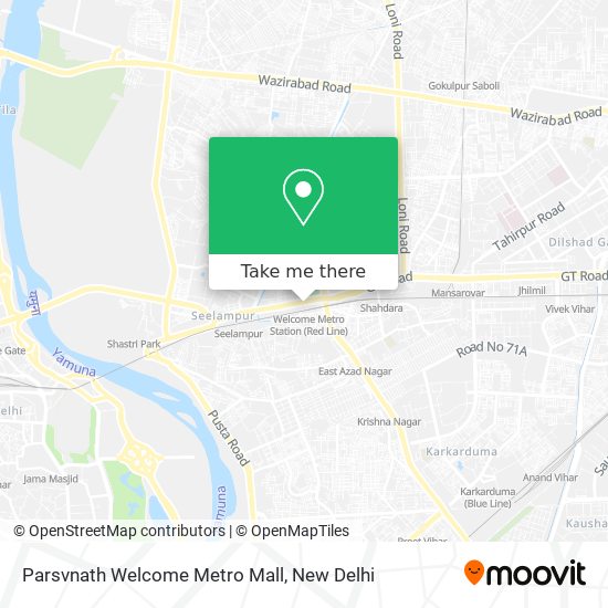 Parsvnath Welcome Metro Mall map