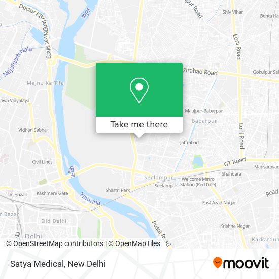 Satya Medical map