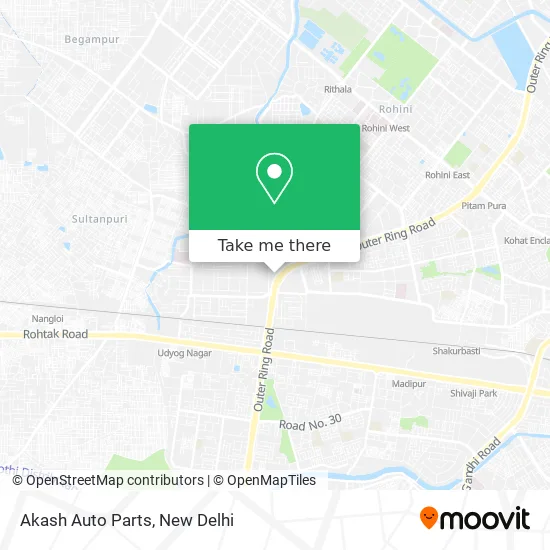 Akash Auto Parts map