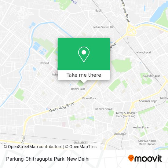 Parking-Chitragupta Park map