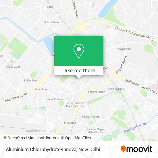 Aluminium Chlorohydrate-Innova map