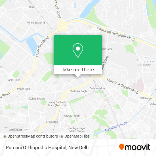 Parnani Orthopedic Hospital map