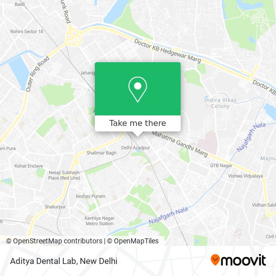 Aditya Dental Lab map