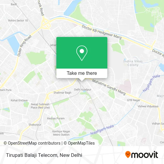 Tirupati Balaji Telecom map