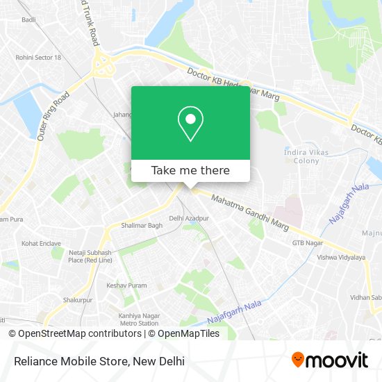 Reliance Mobile Store map