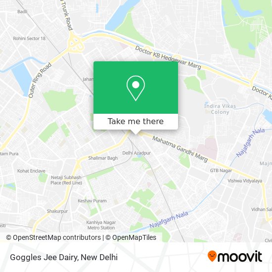 Goggles Jee Dairy map