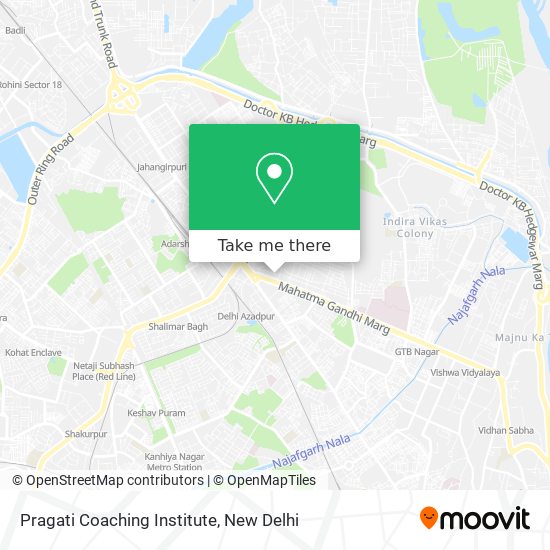 Pragati Coaching Institute map