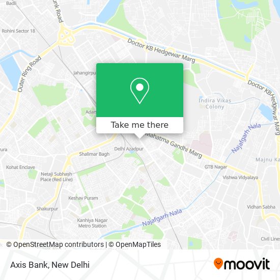 Axis Bank map