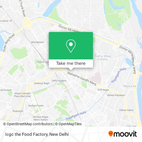 Icgc the Food Factory map