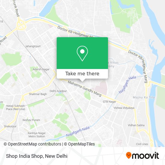 Shop India Shop map